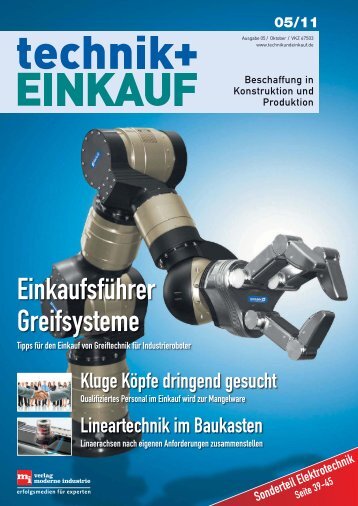Ausgabe 5 / 2011 - technik + EINKAUF