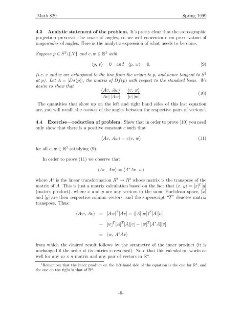 Notes on Differentiation - Michigan State University