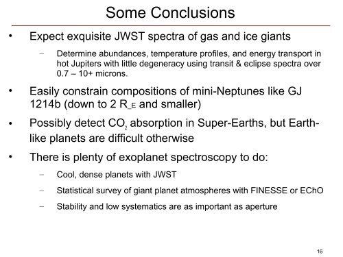 Promises and Limitations - NASA