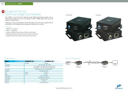 AV Connectivity & Signal Distribution - CIE-Group