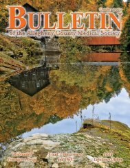bulletin - Allegheny County Medical Society