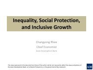Inequality, Social Protection and Inclusive Growth (PPT) - Global ...