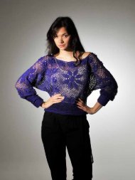 Download Floral Lace top pattern - Love of Knitting