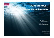 AUVs and ROVs Global Market Prospects - Oceanology International