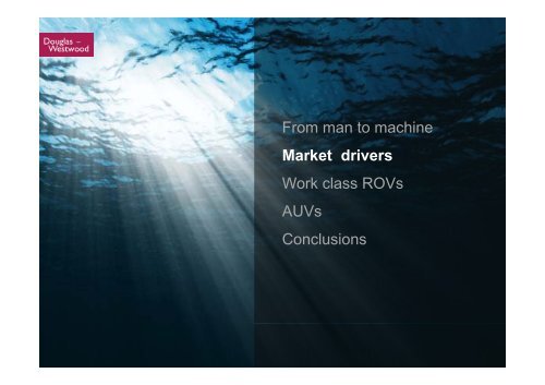 AUVs and ROVs Global Market Prospects - Oceanology International