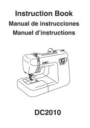 Instruction Book DC2010 - Janome