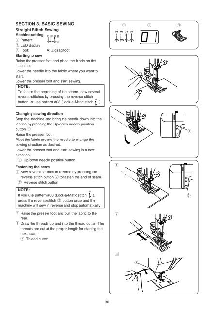 Instruction Book DC2010 - Janome