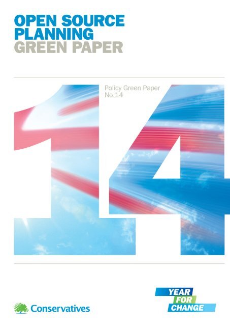 Open Source Planning Green Paper - The Conservative Party