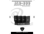 Nady ALD-800 Specification - AVsuperstore.com