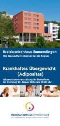 Informationsveranstaltung für Betroffene - Kreiskrankenhaus ...