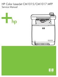 HP Color LaserJet CM1015/CM1017 MFP Service Manual - Feedroller