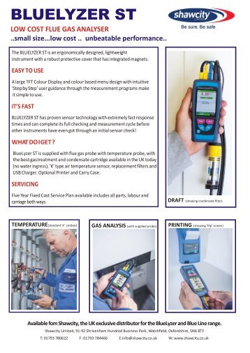 LOW COST FLUE GAS ANALYSER ..small size ... - Shawcity Limited