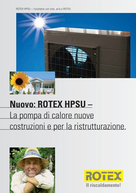 Pompe di calore inverter Rotex - Pontani Service
