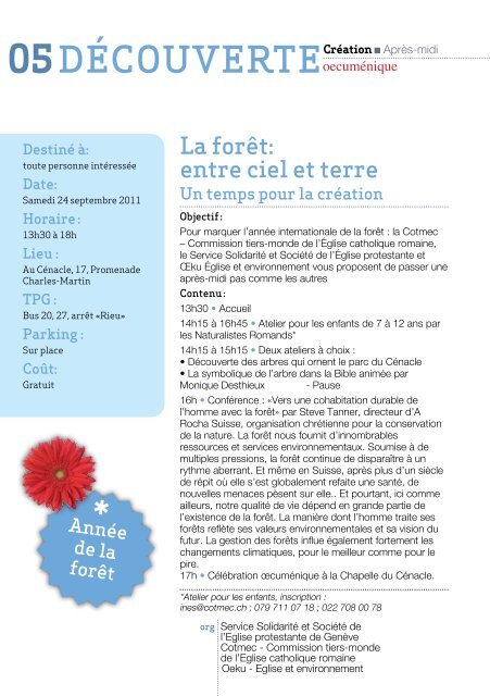 10 - Le Protestantisme rÃƒÂ©formÃƒÂ© en Suisse romande