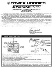 4fm 4-channel fm radio control system quick ... - Tower Hobbies