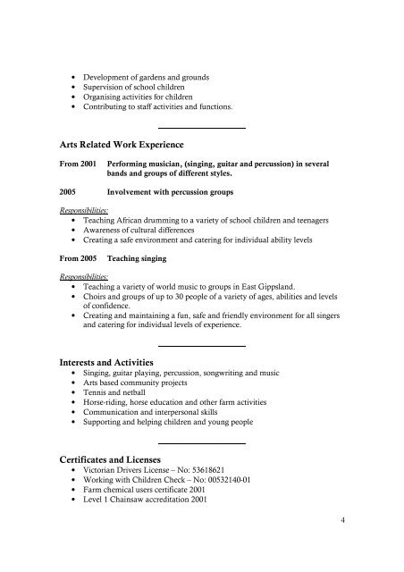 Heather Coulston - Full CV (pdf) - fevapitch.com.au