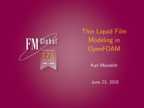 Thin Liquid Film Modeling in OpenFOAM