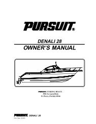 Denali-28 - Pursuit Boats