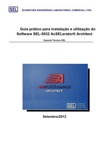 Guia prÃ¡tico para instalaÃ§Ã£o e utilizaÃ§Ã£o do Software SEL-5032 ...