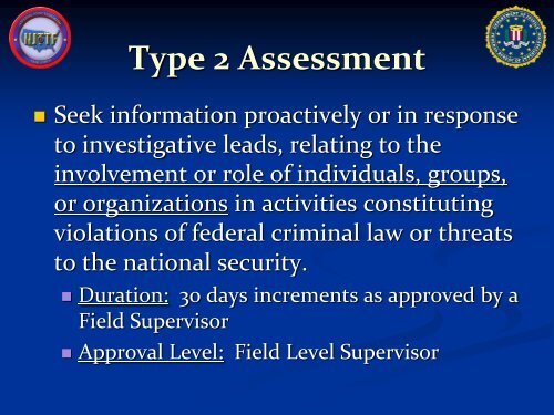 Federal Bureau of Investigation (FBI) Presentation by ... - Louisiana