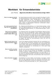 Merkblatt_ZPK_Entsender - Zentral ParitÃ¤tische Kommission der ...