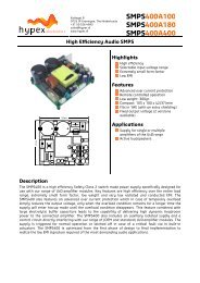 SMPS400A180 SMPS400A400 - Hypex