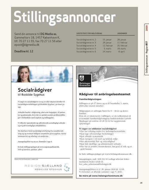 SocialrÃ¥dgiveren nr. 1-2010 - Dansk SocialrÃ¥dgiverforening