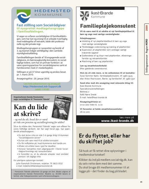 SocialrÃ¥dgiveren nr. 1-2010 - Dansk SocialrÃ¥dgiverforening