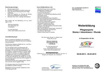 Stoma-Experte 13-15 - Wannsee-Schule e.V.
