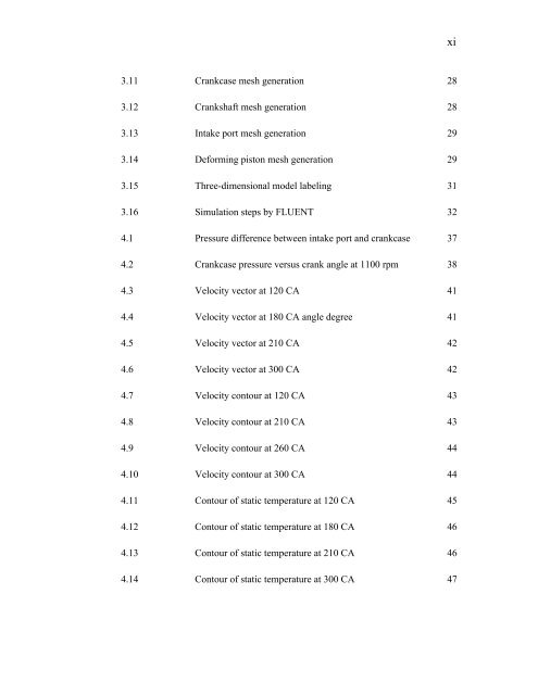 crankcase analysis for two-stroke spark ignition engine ting swee