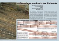 AuÃŸenanlagen mechanischer Stellwerke - Weinert-Modellbau