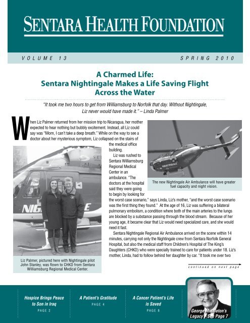 A Charmed Life: Sentara Nightingale Makes a Life ... - Sentara.com