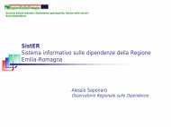 Sistema informativo sulle dipendenze della Regione Emilia-Romagna