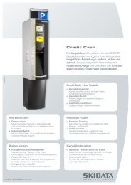 Credit.Cash Factsheet - Skidata