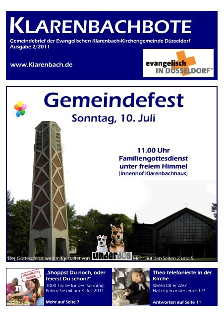 Gemeindefest - Evangelische Klarenbach-Kirchengemeinde
