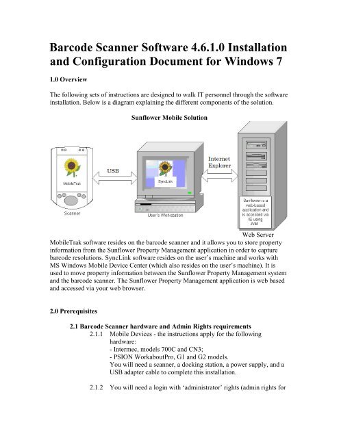 Barcode Scanner Software 4.6.1.0 Installation and Configuration ...