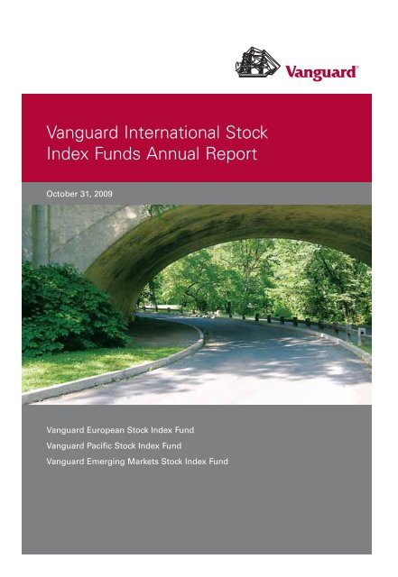 Vanguard International Stock Index Funds Annual Report
