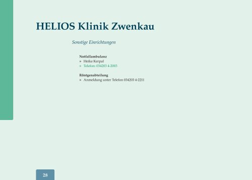 HELIOS Klinik Borna - HELIOS Kliniken GmbH