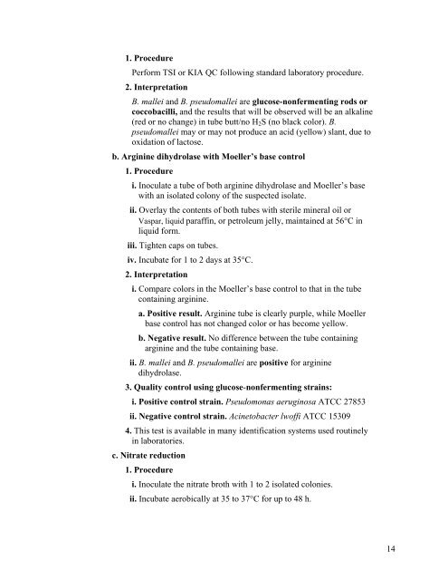 Burkholderia mallei and B. pseudomallei - Microbiology - American ...