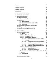 1 Indice 1 Abstract (italiano) 3 Abstract (inglese) 5 1. Premessa 7 2 ...