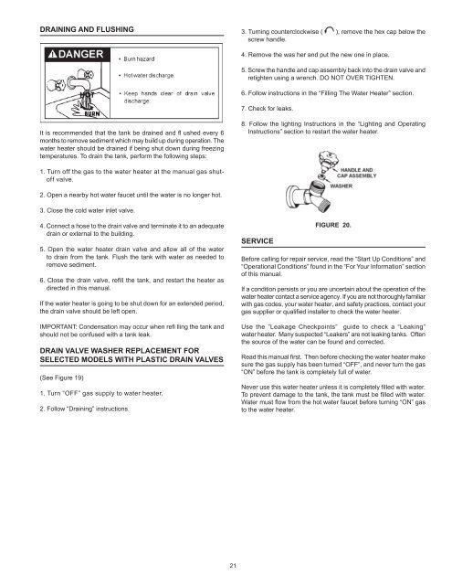 Download Installation Instructions - American Water Heaters