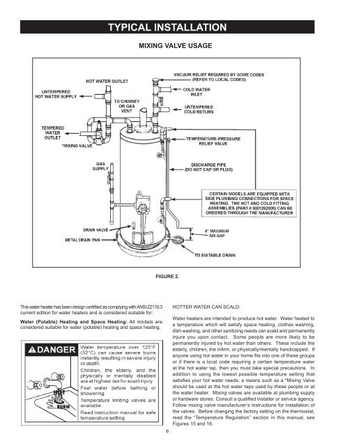 Download Installation Instructions - American Water Heaters