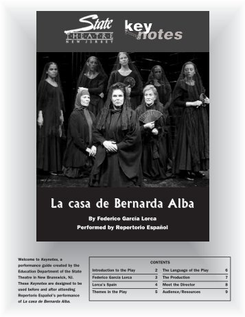 Bernarda Alba.qxd - State Theatre