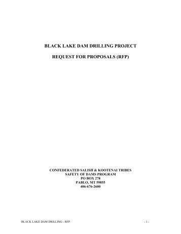 Black Lake Drilling Project RFQ (pdf) - Confederated Salish and ...