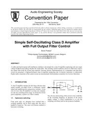 Convention Paper - Hypex
