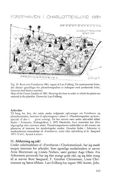 FORSTHAVEN I CHARLOTTENLUND - Dansk Dendrologisk Forening