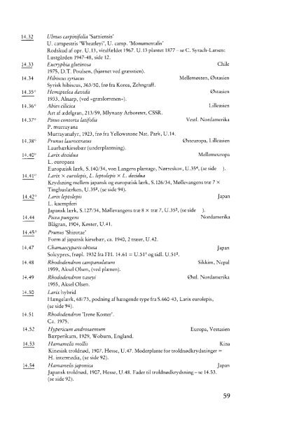 FORSTHAVEN I CHARLOTTENLUND - Dansk Dendrologisk Forening