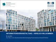 informationsveranstaltung – herzlich willkommen - PHW Hochschule ...