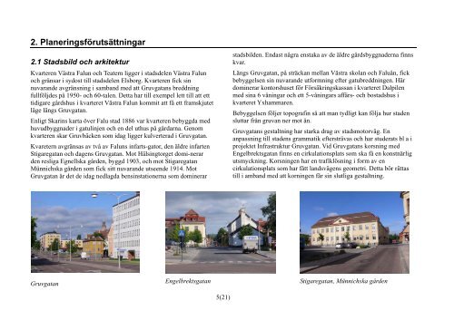 Detaljplaneprogram för kv Västra Falun och Teatern Falu Kommun ...