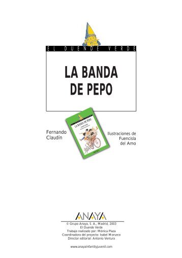 LA BANDA DE PEPO - Anaya Infantil y Juvenil